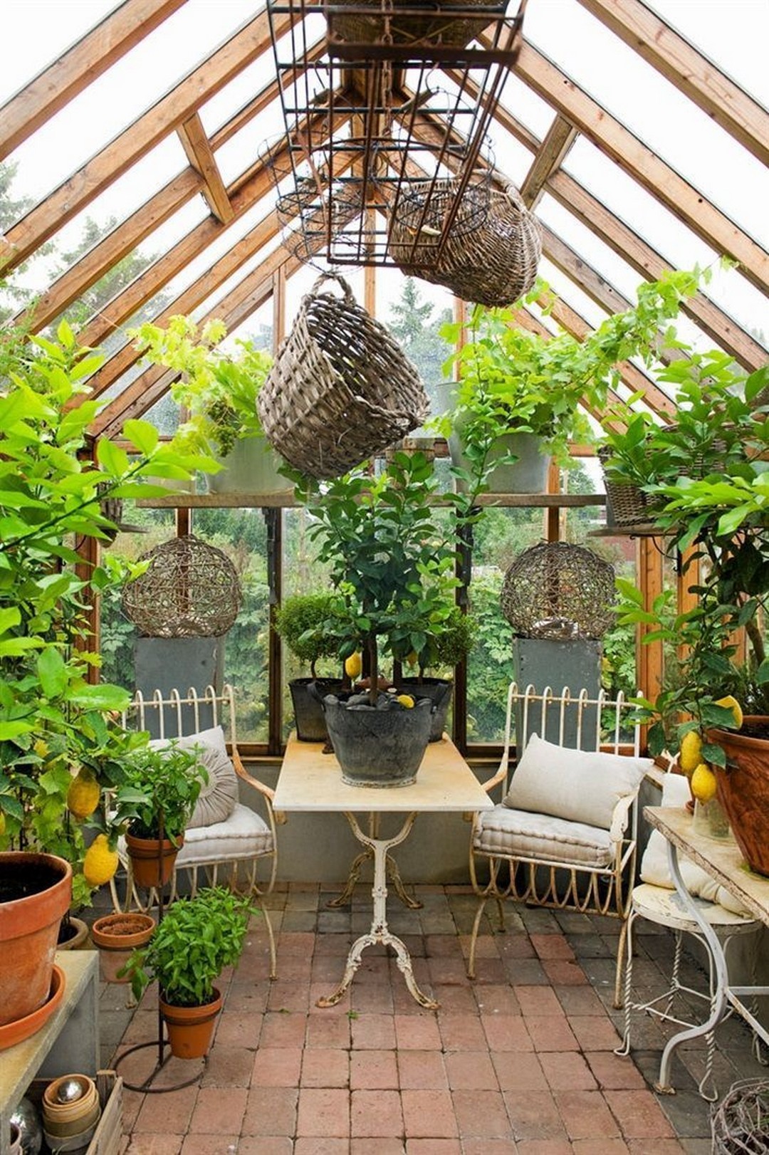 greenhouse indoor garden interior decor small luxury interiors houses backyard shed sheds green greenhouses conservatory designs potting trendiest stunning look