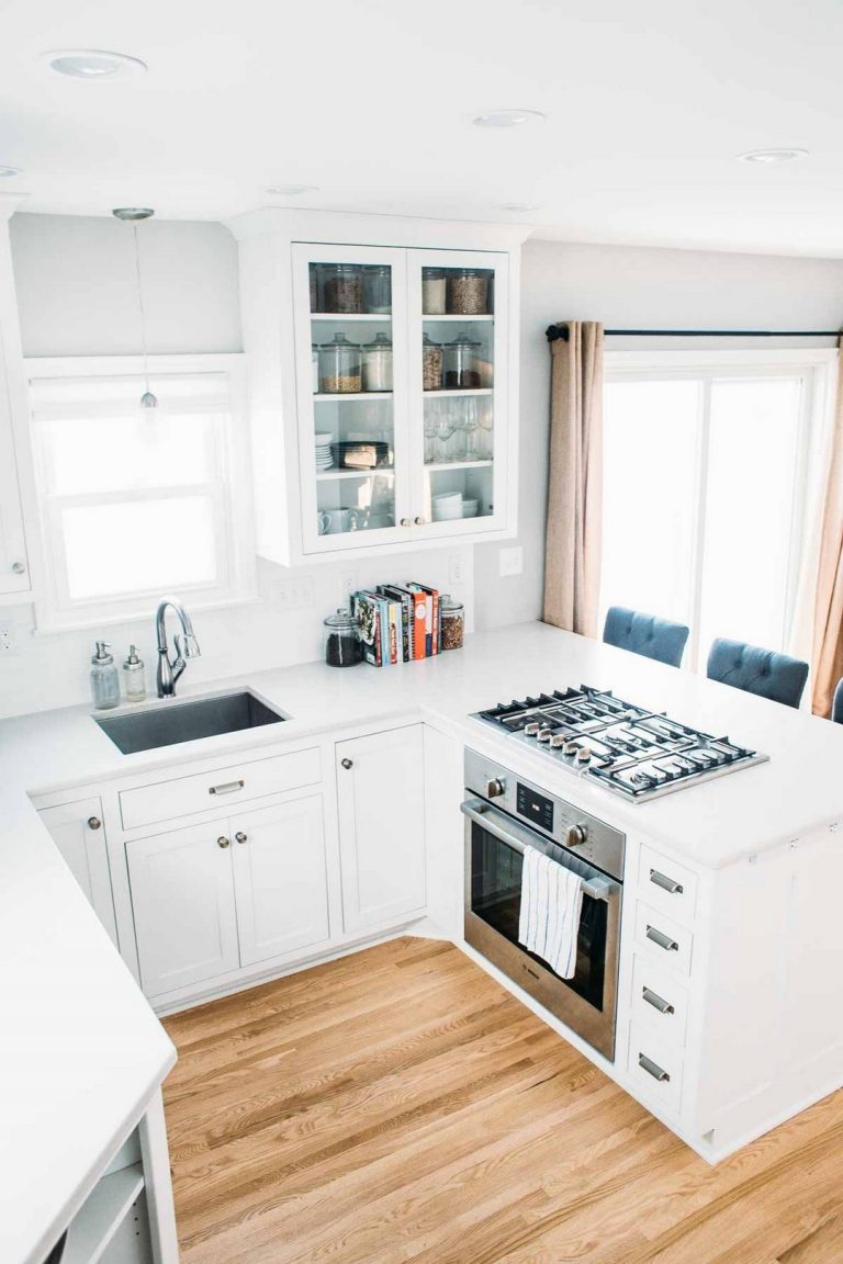 40+ SHINING KITCHEN REMODEL IDEAS TO MAKE A SMALL KITCHEN LOOK BIGGER ...