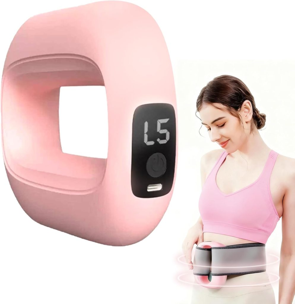 Electric Fascia Massage Ring, 5-Speed Adjustable Vibration Massager | Deep Tissue Muscle Relief, Body Sculpting, Pain Relief & Recovery with Portable Use on Neck, Shoulders, Back, Waist & Legs