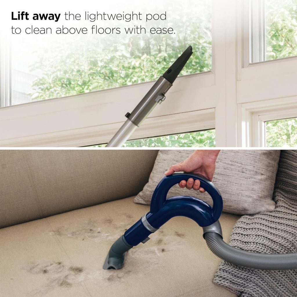 Shark Navigator Lift-Away Vacuum, HEPA, Carpet and Pet Hair, Blue, NV360