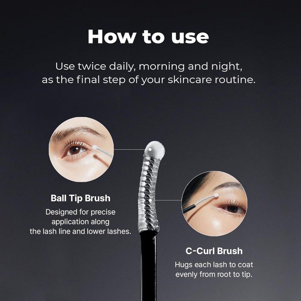 EPAIS Eyelash Growth Serum & Lash Conditioner, 7 Peptide & Biotin Formula for Longer & Fuller Looking Lashes and Brows, Prostaglandin-Free, Jumbo 30ml (6+ Month Supply), Korean Lash Serum
