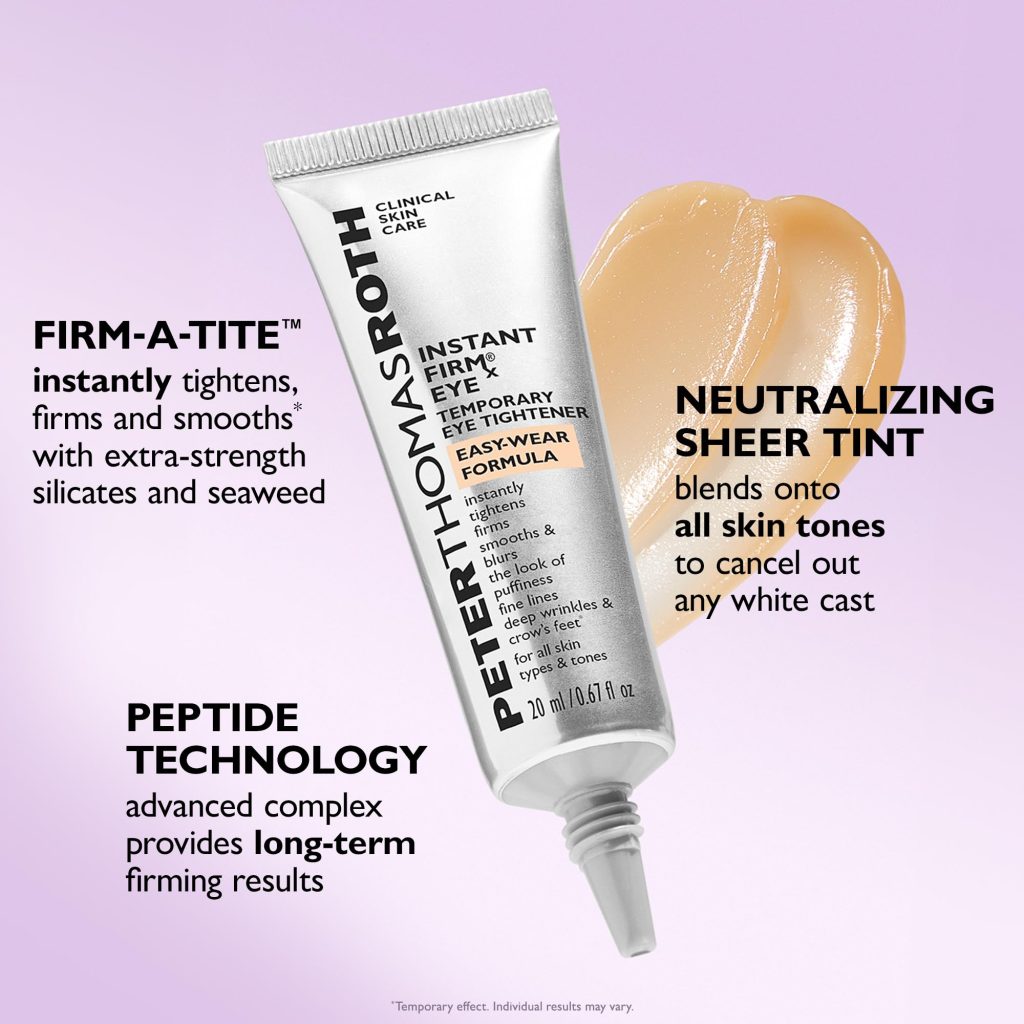 Peter Thomas Roth | Instant FIRMx® Eye Temporary Eye Tightener Easy-Wear Formula | For Firming Under-Eye Bags & Wrinkles