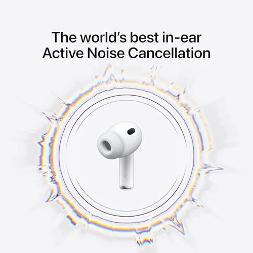 Apple AirPods Pro 3 Wireless Earbuds with Active Noise Cancellation | Live Translation, Heart Rate Sensing, Hearing Aid Feature, Bluetooth Headphones, Spatial Audio, USB-C Charging - photo 2
