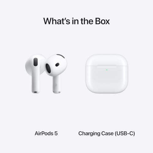 Apple AirPods 5 Wireless Earbuds with Active Noise Cancellation | Bluetooth Headphones, Personalized Spatial Audio, Live Translation, USB-C Charging Case, H2 Chip - photo 9