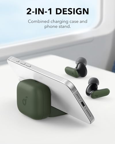 Soundcore P30i by Anker Noise Cancelling Earbuds, Hands-Free Viewing | Strong and Smart Noise Cancelling, Powerful Bass, 45H Playtime, 2-in-1 Case and Phone Stand, IP54, Bluetooth 5.4 - photo 2