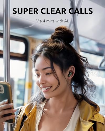 Soundcore P30i by Anker Noise Cancelling Earbuds, Hands-Free Viewing | Strong and Smart Noise Cancelling, Powerful Bass, 45H Playtime, 2-in-1 Case and Phone Stand, IP54, Bluetooth 5.4 - photo 5