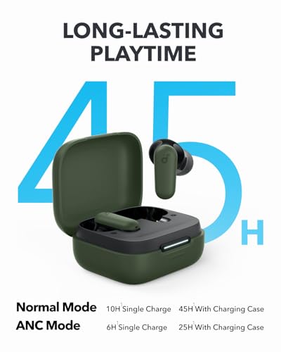 Soundcore P30i by Anker Noise Cancelling Earbuds, Hands-Free Viewing | Strong and Smart Noise Cancelling, Powerful Bass, 45H Playtime, 2-in-1 Case and Phone Stand, IP54, Bluetooth 5.4 - photo 4