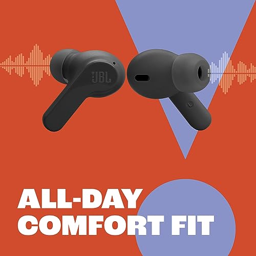 JBL Vibe Beam - True Wireless Earbuds - Black | JBL Deep Bass Sound, Comfortable fit, Up to 32 8h 24h total hours of battery life with speed charging - photo 7