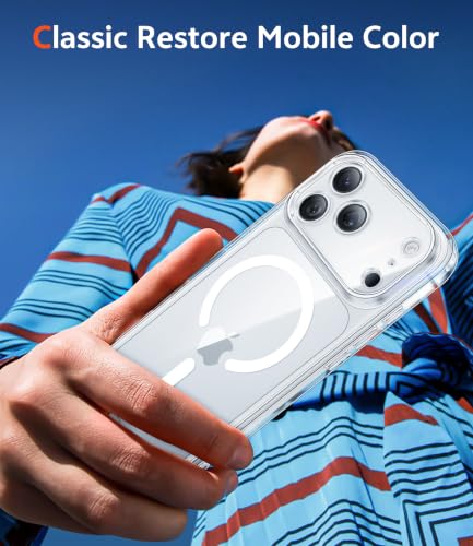 FNTCASE Magnetic for iPhone 18 Pro Case / 17 Pro Case, Clear | Fit for Magsafe, with Screen Protector, Military Grade Drop Protection Cover, Slim Phone Cases, Shockproof Bumper - photo 7