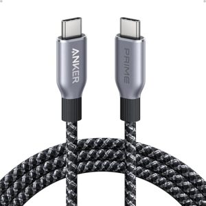 Anker Prime USB C to USB C Cable, 240W Fast Charging Durable Cable (6 ft) | USB 2.0 Upcycled-Braided Nylon, 100-Year Bend Durability for iPhone 18 / 17 Series, MacBook, Galaxy, and More