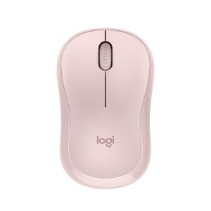 Logitech M240 Compact Silent Bluetooth Wireless Mouse - Rose | Bluetooth connectivity, no USB receiver, quiet clicks, 3 non-customizable buttons, 18-month battery life, PC Mac compatible