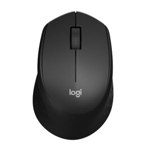 Logitech M330 Silent Plus Full Size 2.4 GHz Wireless Mouse - Black | Silent, lightweight, 2.4 GHz USB-A Nano Receiver, 1000 dpi optical tracking, 2-year battery life, PC, Mac, laptop compatible