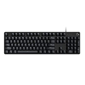 Logitech G413 SE Full-Size Mechanical Gaming Keyboard - Black | Backlit, anti-ghosting, compatible with Windows and macOS, aluminum material