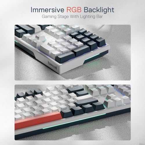 Redragon K668 108-Key Hot-Swap Wired RGB Gaming Keyboard, Extra 4 Hotkeys | Dedicated Shortcut Keys for Mute, Calc & Desktop, Cushioned Noise Dampening for Creamy Thocky Sound, Swap-Ready, PRO Software - photo 3