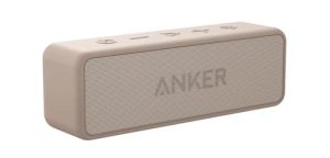 Anker soundcore 2 Portable Bluetooth Speaker, 24-Hour Playtime, IPX7 | 12W Stereo Sound, Wireless Stereo Pairing, Bluetooth 6, Bassup, Wireless Speaker for Home, Shower, Outdoors, Travel, Camping