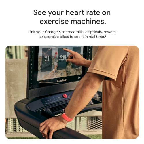 Google Fitbit Charge 6 - Fitness Tracker - Obsidian/Black | Google apps, heart rate on exercise equipment, 3-month Google Health Premium membership included, small and large bands - photo 3