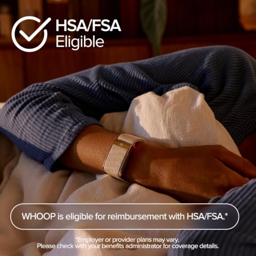 WHOOP 5.0/MG Screenless Fitness, Health, Sleep Wearable-12 Month Membership | Fitness Tracker, Sleep Tracker, Activity Tracker, Heart Rate, Women’s Health, AI Coach, 14+ Day Battery, IP68 Water-Resistant - photo 5