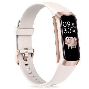 Fitness Tracker with 24/7Heart Rate, Blood Pressure, Sleep Tracking, Step | Activity Tracker with 1.1"" AMOLED Screen, Waterproof Calorie Tracker for Android iPhones