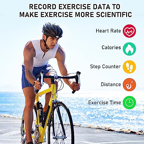 Fitness Tracker with 24/7Heart Rate, Blood Pressure, Sleep Tracking, Step | Activity Tracker with 1.1"" AMOLED Screen, Waterproof Calorie Tracker for Android iPhones - photo 4