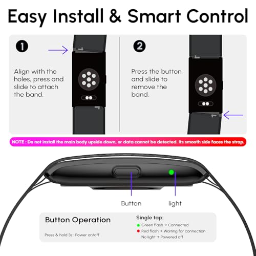 Domhong Screenless Fitness Tracker Smart Band, Sleep, HRV, Heart Rate, SpO2 | 30-Day Battery, 170+ Sports, Free QwatchPro App, No Subscription, 25g, IP68, Connected GPS, Daily Energy & Women's Health - photo 9