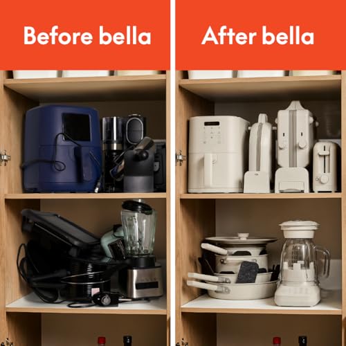 bella Fits-anywhere™ Slim 4qt Air Fryer, Non-Toxic Ceramic Coating, Oatmilk - photo 8