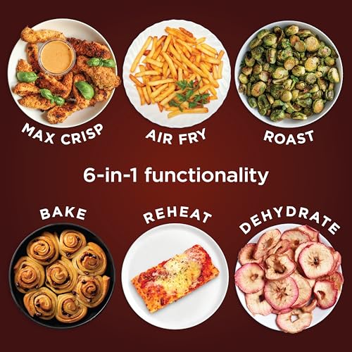 Ninja Air Fryer XL with MaxCrisp, 6.5 Qt, 6-in-1, Grey, AF181 | Max crisp, air fry, roast, bake, reheat, dehydrate, 1750W, 450F max, Fits 9 lbs wings - photo 3