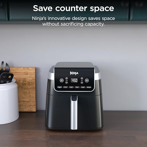 Ninja Air Fryer XL with MaxCrisp, 6.5 Qt, 6-in-1, Grey, AF181 | Max crisp, air fry, roast, bake, reheat, dehydrate, 1750W, 450F max, Fits 9 lbs wings - photo 6