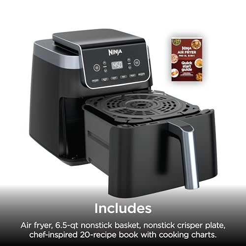 Ninja Air Fryer XL with MaxCrisp, 6.5 Qt, 6-in-1, Grey, AF181 | Max crisp, air fry, roast, bake, reheat, dehydrate, 1750W, 450F max, Fits 9 lbs wings - photo 10
