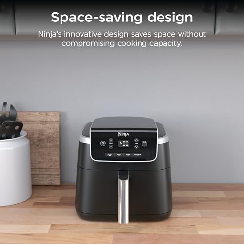 Ninja Air Fryer Pro, 5 Qt, 4-in-1, Grey, AF141 | Air fry, roast, reheat, dehydrate, 1750W, 400F max, Fits 4 lbs fries, Nonstick basket, Dishwasher-safe - photo 7