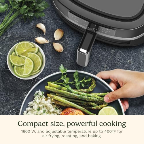 Cuisinart Air Fryer, 4.5-Quart Basket Fryer with 4 Cooking Functions to Air Fry, Roast, Bake, and Keep Warm, 4 Airfryer Presets, Dishwasher-Safe Parts, AIR-160NAS, Stainless Steel & Black - photo 4