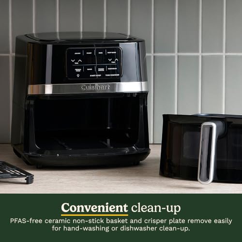 Cuisinart Air Fryer, 4.5-Quart Basket Fryer with 4 Cooking Functions to Air Fry, Roast, Bake, and Keep Warm, 4 Airfryer Presets, Dishwasher-Safe Parts, AIR-160NAS, Stainless Steel & Black - photo 5