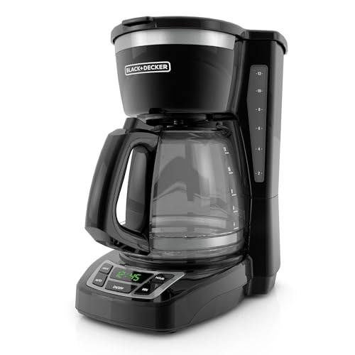 BLACK+DECKER 12-Cup Drip Coffee Maker with Vortex Brewing | 12-cup drip coffee maker with Vortex brewing for rich coffee extraction, programmable timer, Sneak-A-Cup and auto shutoff - photo 4