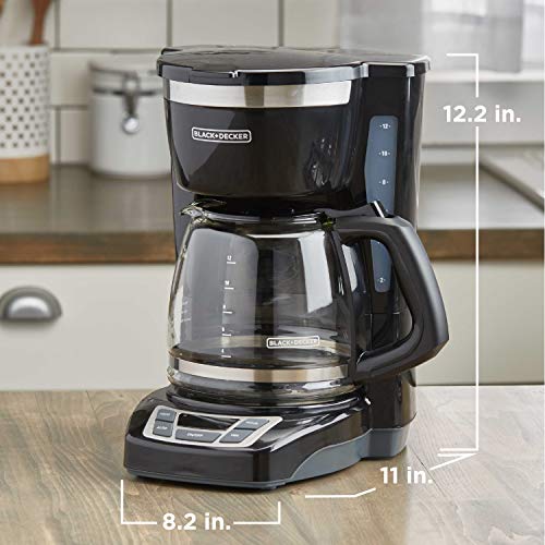 BLACK+DECKER 12-Cup Drip Coffee Maker with Vortex Brewing | 12-cup drip coffee maker with Vortex brewing for rich coffee extraction, programmable timer, Sneak-A-Cup and auto shutoff - photo 10