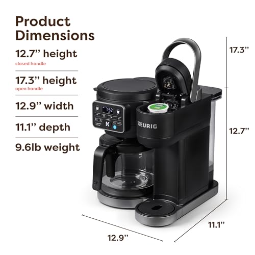 Keurig K-Duo Hot & Iced Single Serve & Carafe Coffee Maker, MultiStream Technology, 72oz Reservoir (Gen 2) - photo 4