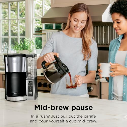 Ninja Fresh Brew Coffee Maker, 12 Cup Glass Carafe, Stainless Steel, CE251 | Programmable, Classic & Rich brew, 70-oz. Removable Water Reservoir, Small Batch, 24-hr Delay Brew, Adjustable Warming Plate - photo 2