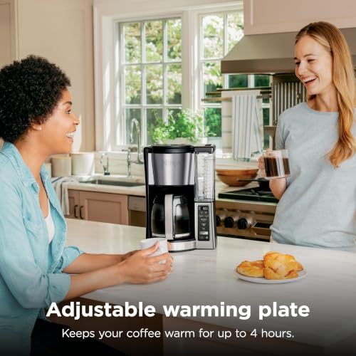 Ninja Fresh Brew Coffee Maker, 12 Cup Glass Carafe, Stainless Steel, CE251 | Programmable, Classic & Rich brew, 70-oz. Removable Water Reservoir, Small Batch, 24-hr Delay Brew, Adjustable Warming Plate - photo 6