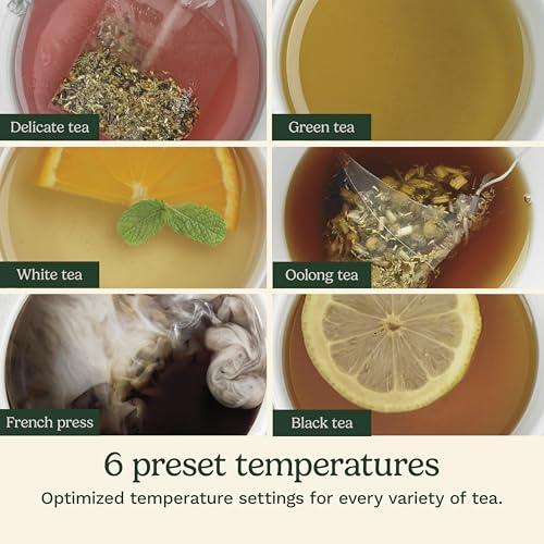 Cuisinart 1.7 L. Programmable Electric Kettle, Tea Kettle, CPK-17P1 | 6 temperature presets for hot water, 30-minute Keep Warm, 2-minute memory, stainless steel - photo 8