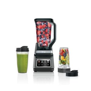 Ninja Professional Plus DUO Blender, 1400WP, Auto-iQ, 72oz, Black, BN751 | 1400 peak-watt Total Crushing & Extractor blades, 3 Auto-iQ programs for smoothies, 72-oz pitcher + (2) 24-oz cups