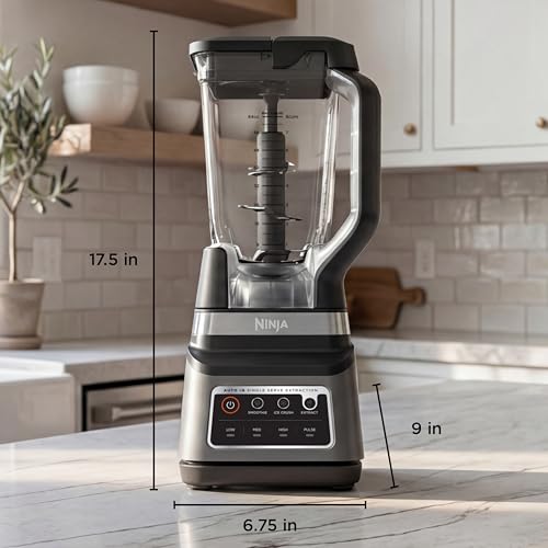 Ninja Professional Plus DUO Blender, 1400WP, Auto-iQ, 72oz, Black, BN751 | 1400 peak-watt Total Crushing & Extractor blades, 3 Auto-iQ programs for smoothies, 72-oz pitcher + (2) 24-oz cups - photo 9