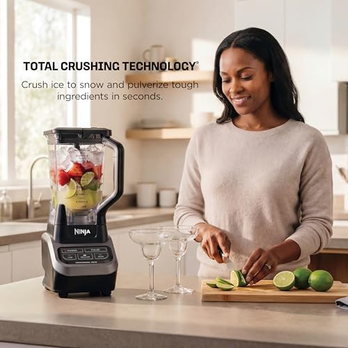 Ninja Professional Blender, 1000W, Total Crushing Tech, 72oz Pitcher, BL610 | 1000W Total Crushing blades crush ice & blend smoothies, sauces. XL 72-oz pitcher for family batches. Dishwasher-safe parts. - photo 3