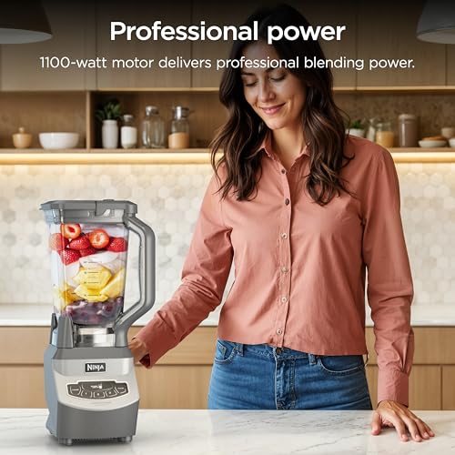 Ninja Blender Pro+, 1100W, 72oz Pitcher, 2 Cups, BL660 | 1100W motor blends smoothies & frozen drinks. XL 72-oz pitcher plus (2) 16-oz to-go cups w/ spout lids. Dishwasher safe. - photo 8