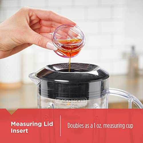 BLACK+DECKER Crush Master Blender, 10-Speeds with Stainless Steel Blades, Black, BL2010BP - photo 6