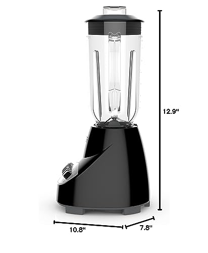 BLACK+DECKER Crush Master Blender, 10-Speeds with Stainless Steel Blades, Black, BL2010BP - photo 9