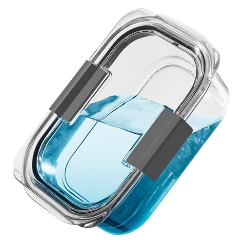 Rubbermaid Brilliance Tritan Plastic Food Storage Containers BPA Free Airtight Lids Ideal for Lunch Meal Prep & Leftovers Set of 5 (3.2 Cup) - photo 3