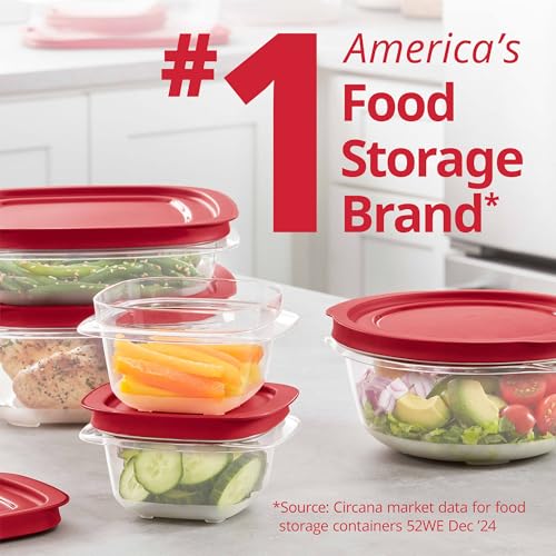 Rubbermaid EasyStore Large Containers, 18-Piece Set, Food Storage Containers with Lids - photo 5