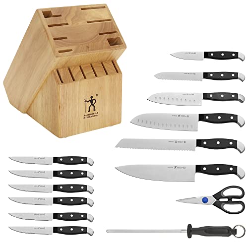 Henckels Statement 15 pc Knife Block Set, Razor-Sharp, German Engineered | Informed by 100+ Years of Mastery. Dishwasher safe, Comfortable Grip Ideal for Everyday Cooking. High Quality Stainless Steel - photo 2