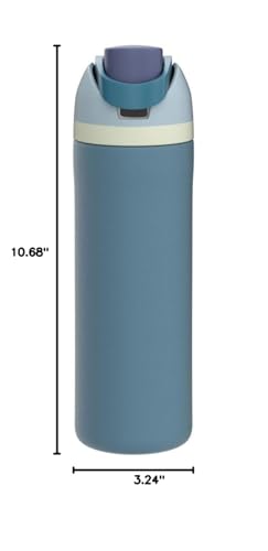 Owala FreeSip Stainless Steel Water Bottle 24 oz Denim - photo 8