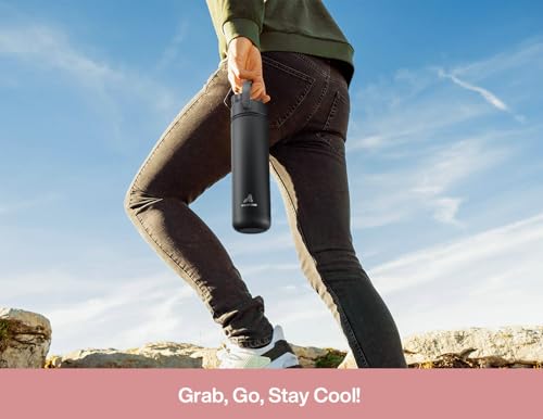 POWCAN 26 oz Insulated Water Bottle with 2-in-1 Straw and Spout Lid, Keep Cold 24H, Leak-Proof, Fits in Car Cup Holder, Stainless Steel Water Bottle for Sports, Travel, and School (Cotton Candy) - photo 8